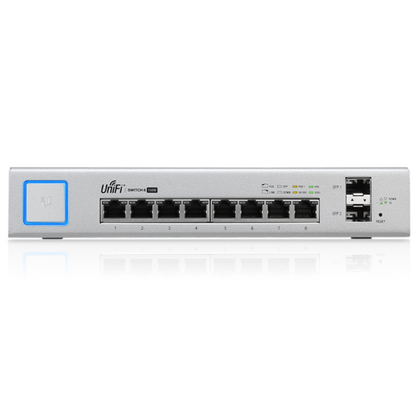 Thiết bị chuyển mạch Unifi Switch 8 kí hiệu: US-8-150W