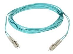 Fiber Optic Connector Cable, 1 .8mm, LSZH&amp;OFNR, OM 3, LC-LC duple, 3m 2105027-3